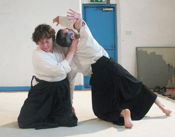 Hephzi showing kneeling technique