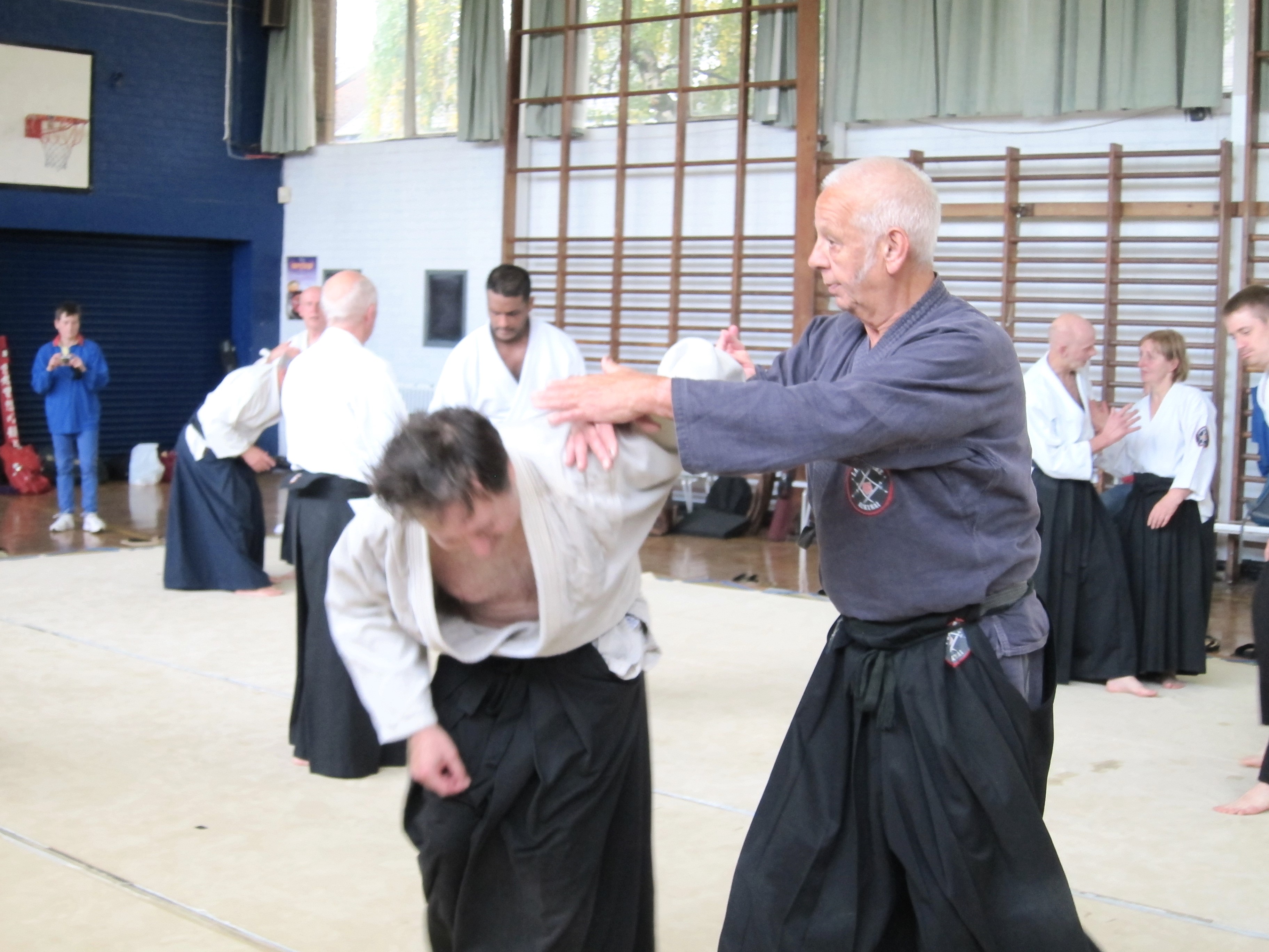 Spence Sensei at Stockport practising